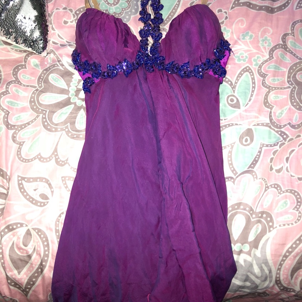 Purple dance costume